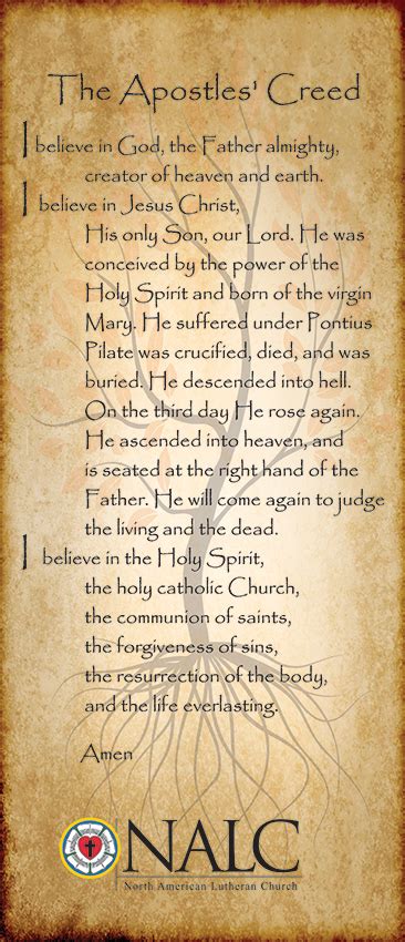 the apostles creed traditional version